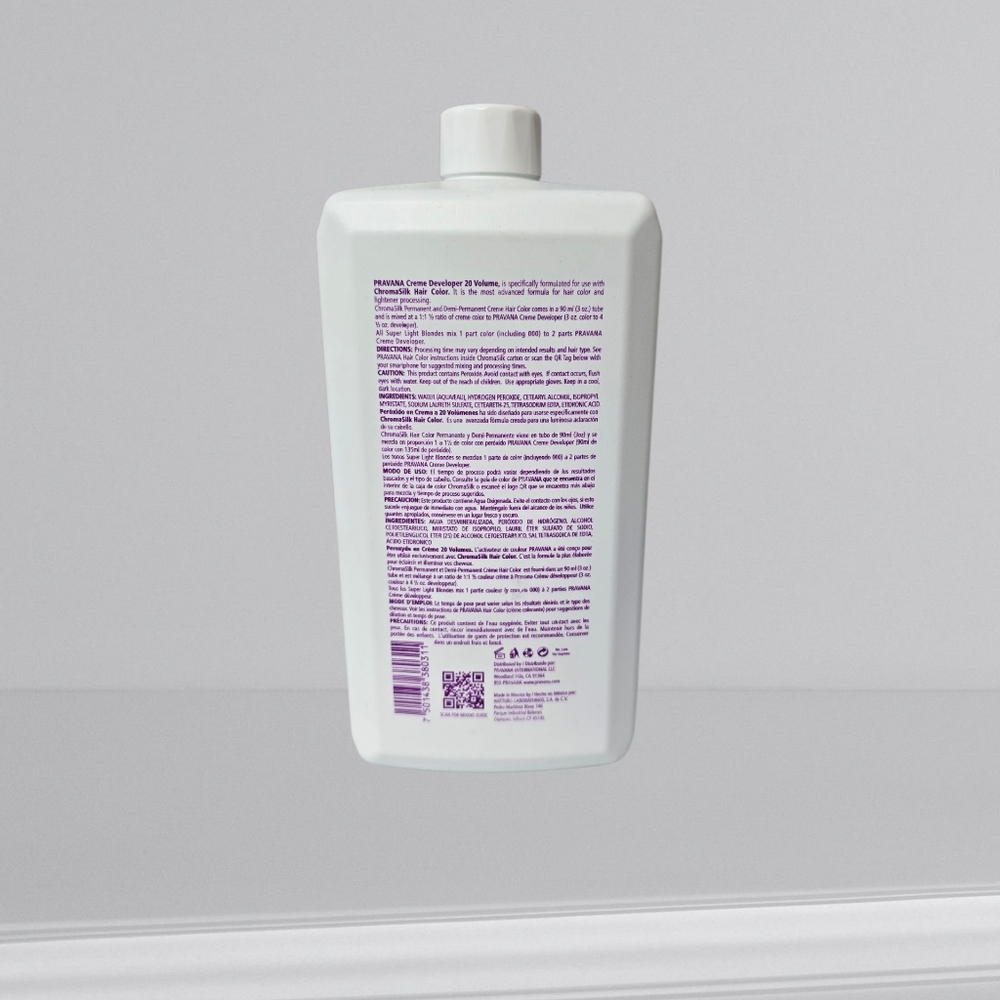 PRAVANA Professional Creme Developer 20 Vol/6 % 1000 ml/1L/33.8 Fl. Oz - Picture 7 of 15